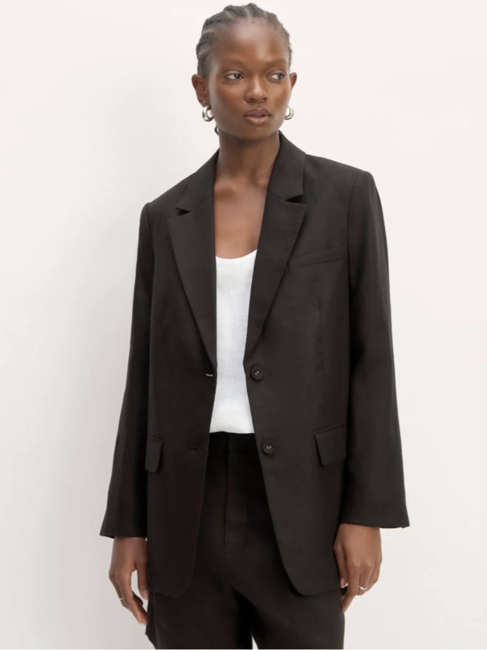 Everlane Black Oversized Blazer